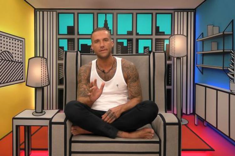 Celebrity Big Brother's Calum Best in the diary room