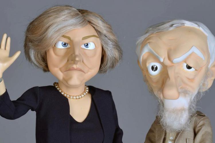 The new Theresa May and Jeremy Corbyn puppets 