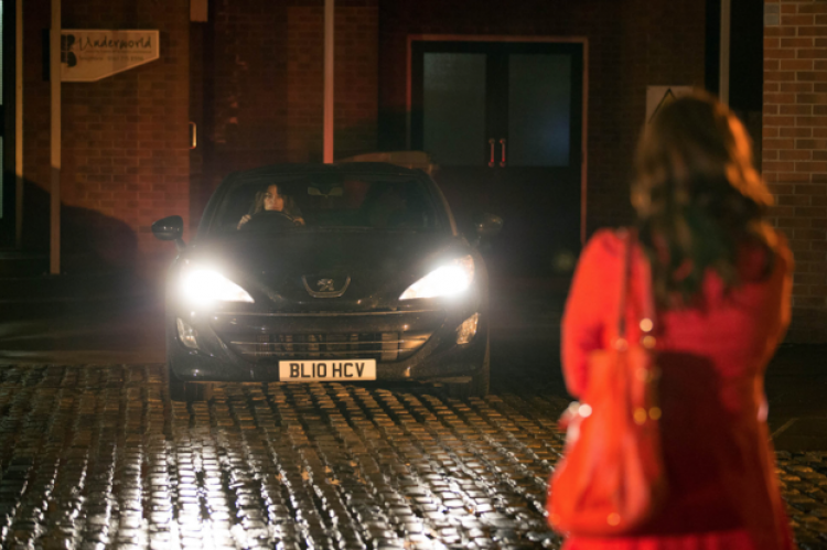 Carla crashes out of Coronation Street