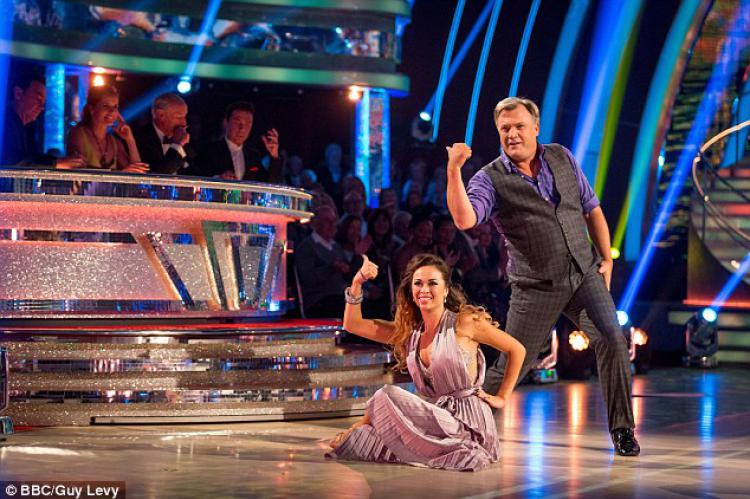 Strictly's Ed Balls shows off his dance moves