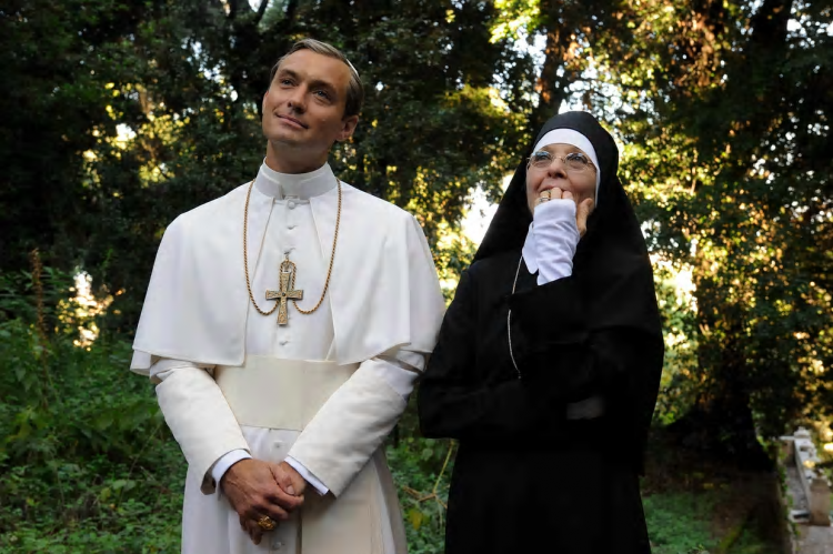 The Young Pope: Jude Law and Diane Keaton