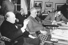 Prime Minister Winston Churchill and President Franklin Roosevelt in 1941